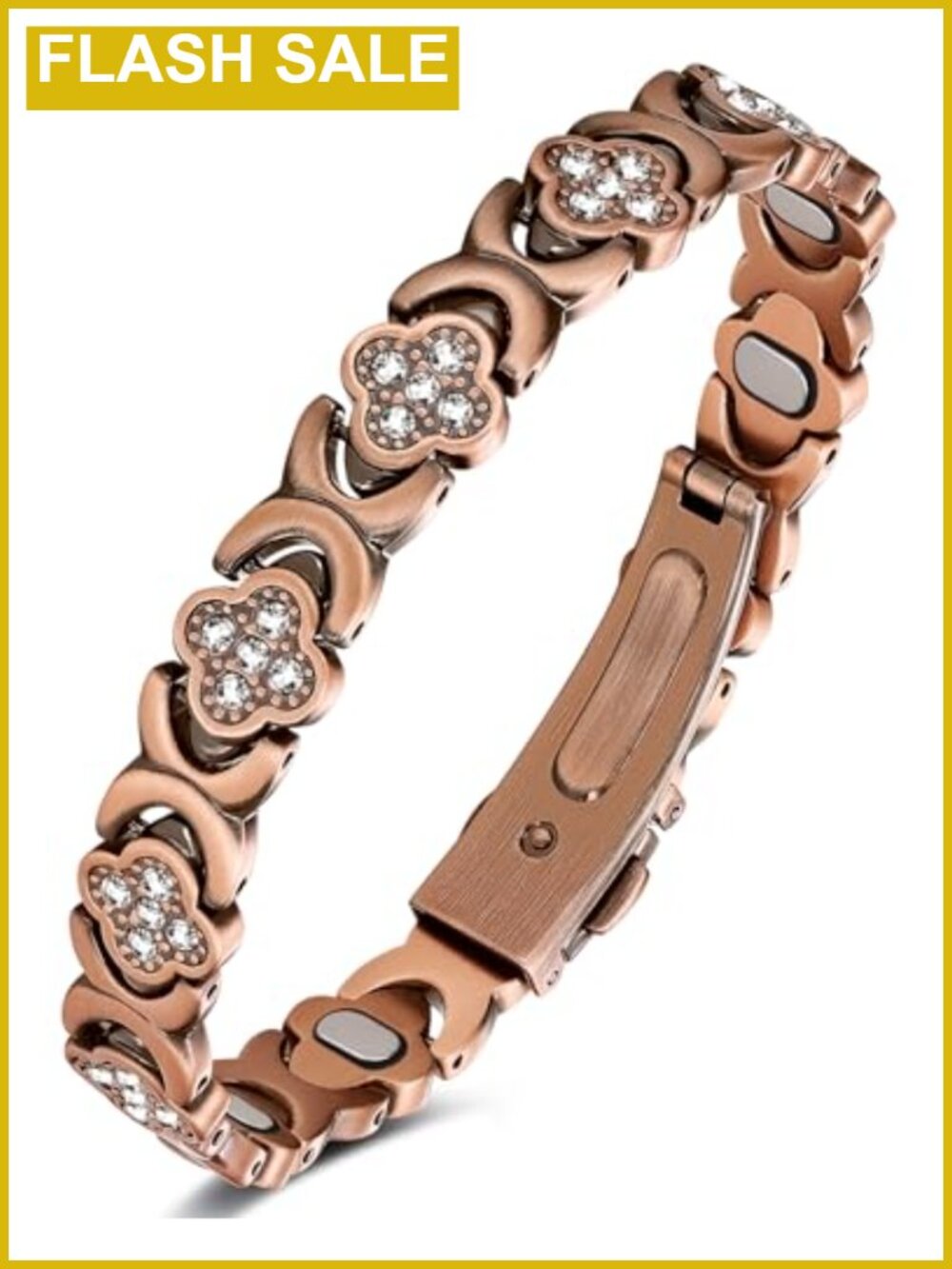 Pure Copper Magnetic Bracelet Women 99.99% Solid Copper 5000 Gauss